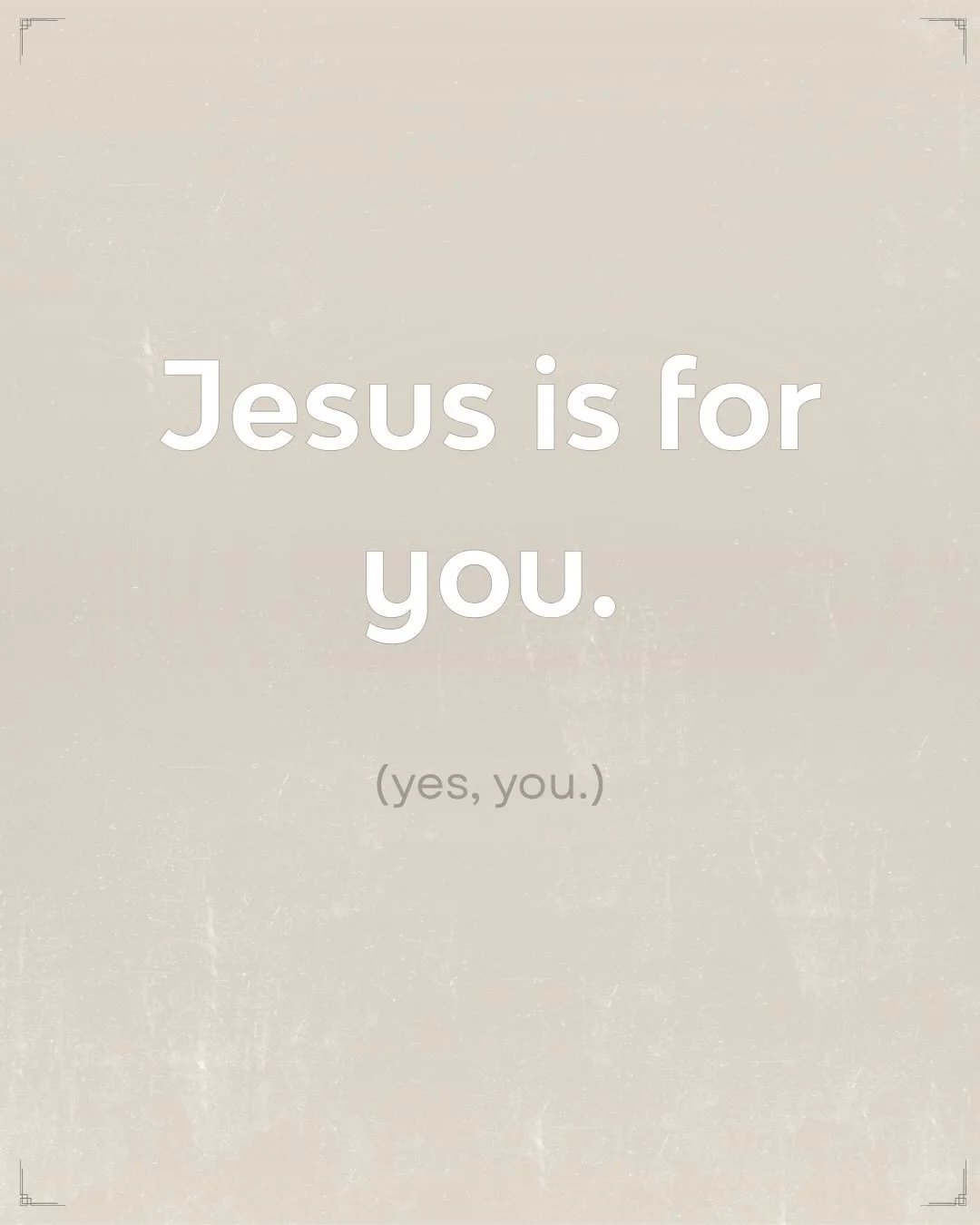 Someone you know needs this.
Jesus is for the anxious. The tired. The ones holding it together on the outside.
And He came to bring peace, rest, and hope.
If that&rsquo;s you&mdash;or someone you love&mdash; you&rsquo;re invited this Easter.
