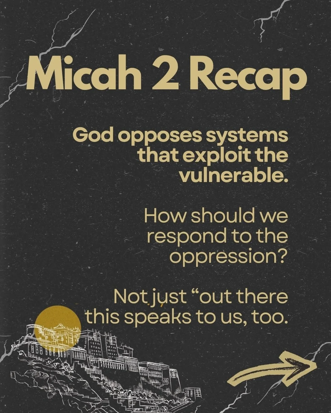 It&rsquo;s easy to see what&rsquo;s wrong &lsquo;out there.&rsquo; Micah 2 invites us to look inward. 
God opposes what exploits the vulnerable &amp; He calls His people to reflect His heart. 
Use your power for good.
Listen to His voice. Trust Him f