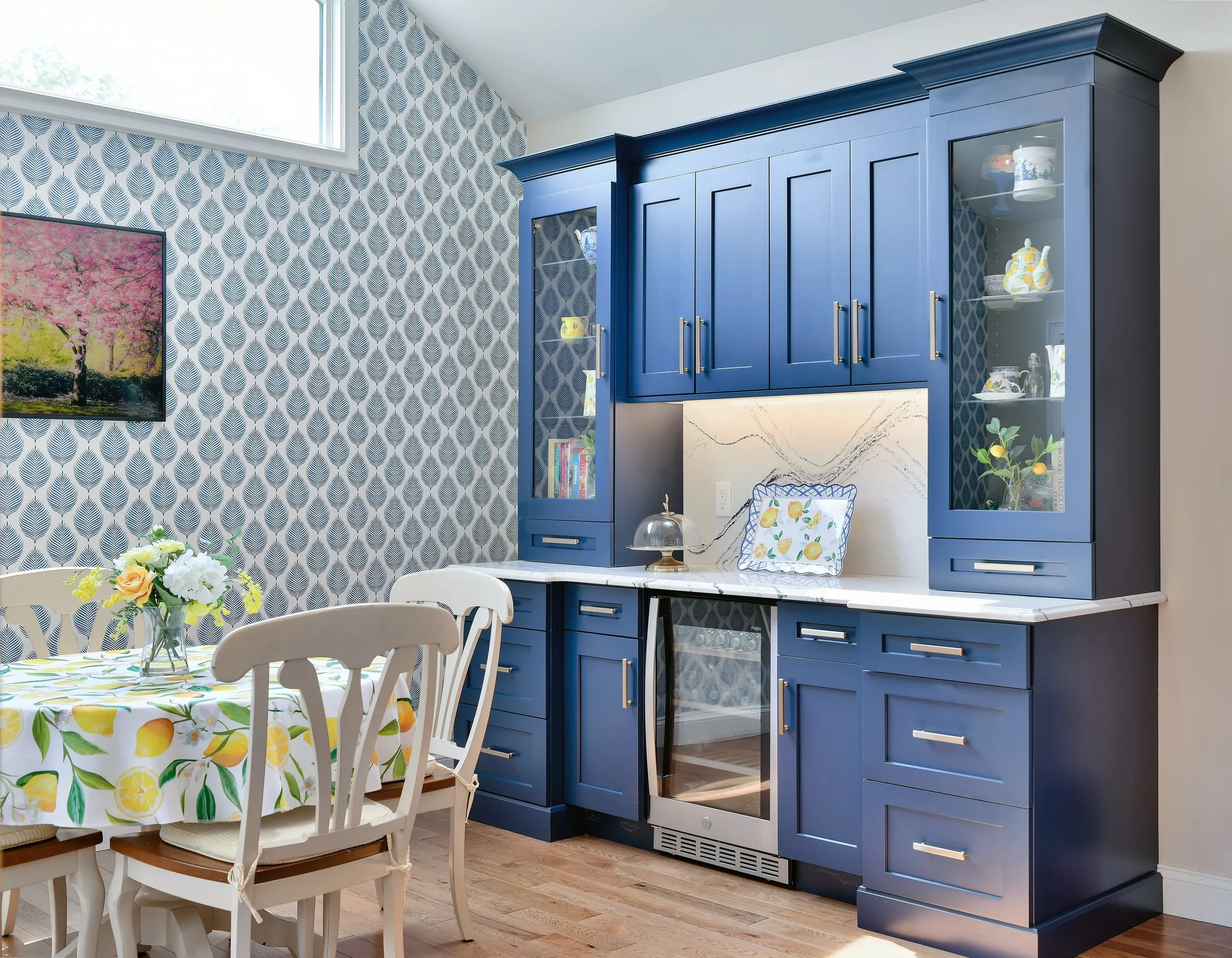 massapequa-custom-kitchen-storage-blue-cabinets-wine-fridge.jpg