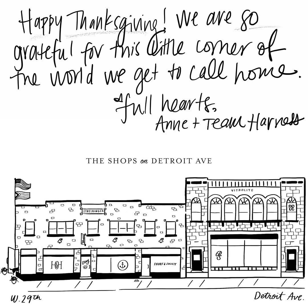To you,

I am so grateful for the opportunity to keep creating in our little pocket of the city with you. These times of rebuilding are not easy but what a gift it is to be able to drop our anchor in the place we call home. 

Thank you to the team th