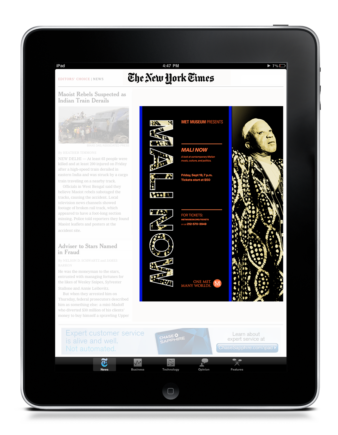 Design, Branding for The Met Museum, NY Times Desktop/Mobile Ad Campaign