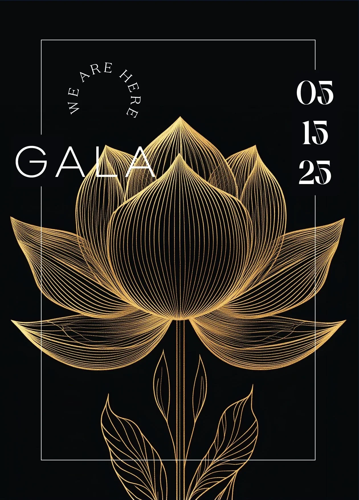 Design, Illustration, Identity Exploration for PAS Gala