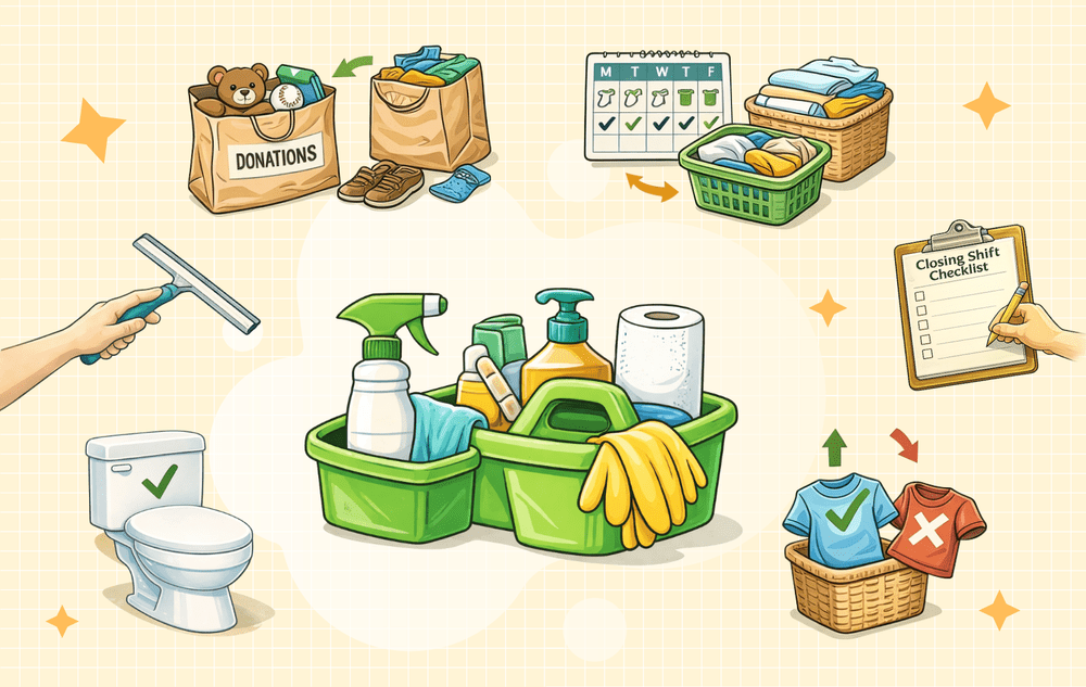 7 Simple But Effective Habits For A Cleaner and Tidier Home All Year