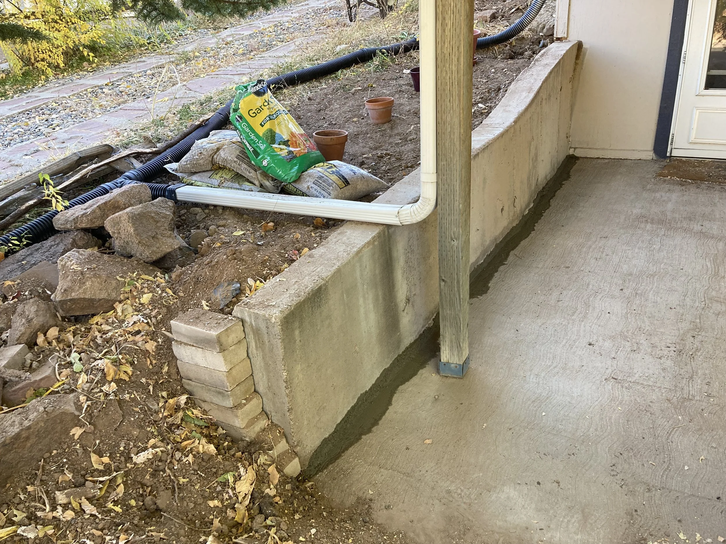 Correcting a leaning wall, Structural work for XBar7 Communications 2021