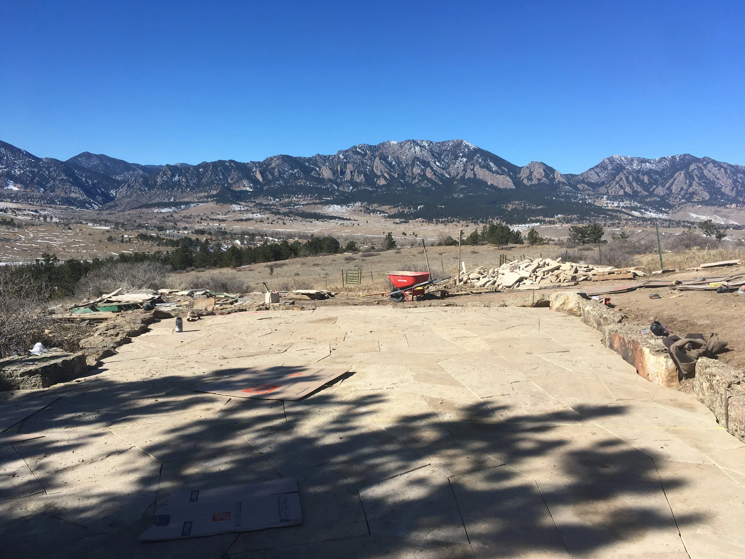 Custom Patio, Soul Care Ranch, Boulder Colorado 2020