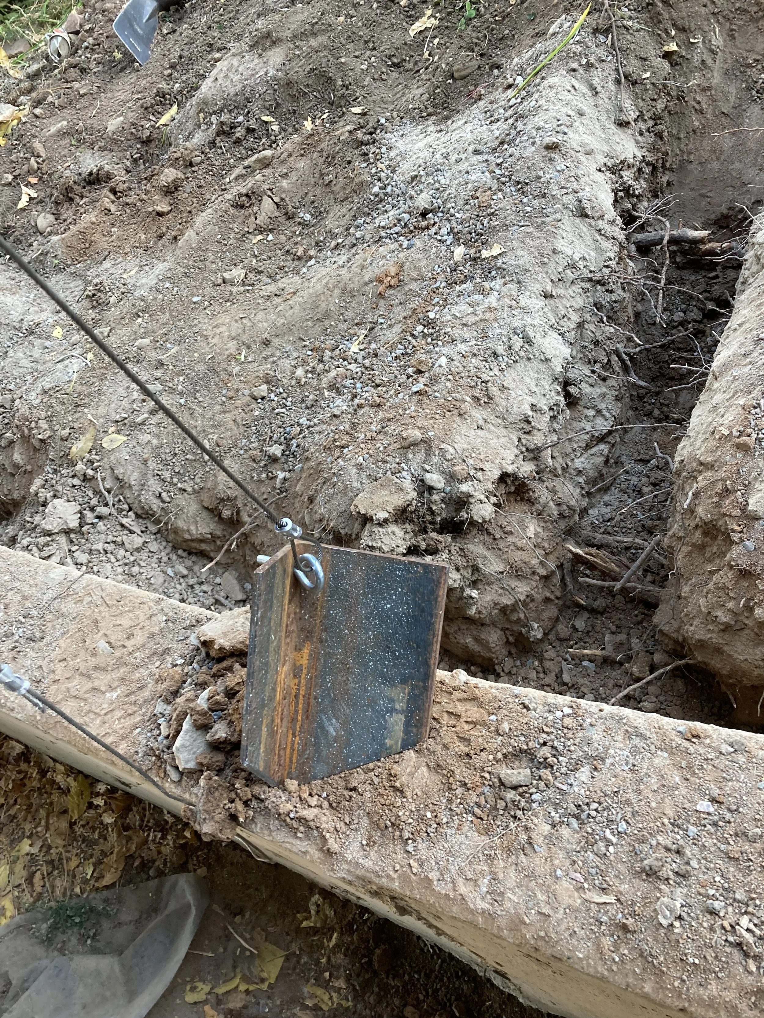 Wall anchor, structural work for XBar7 Communications 2021