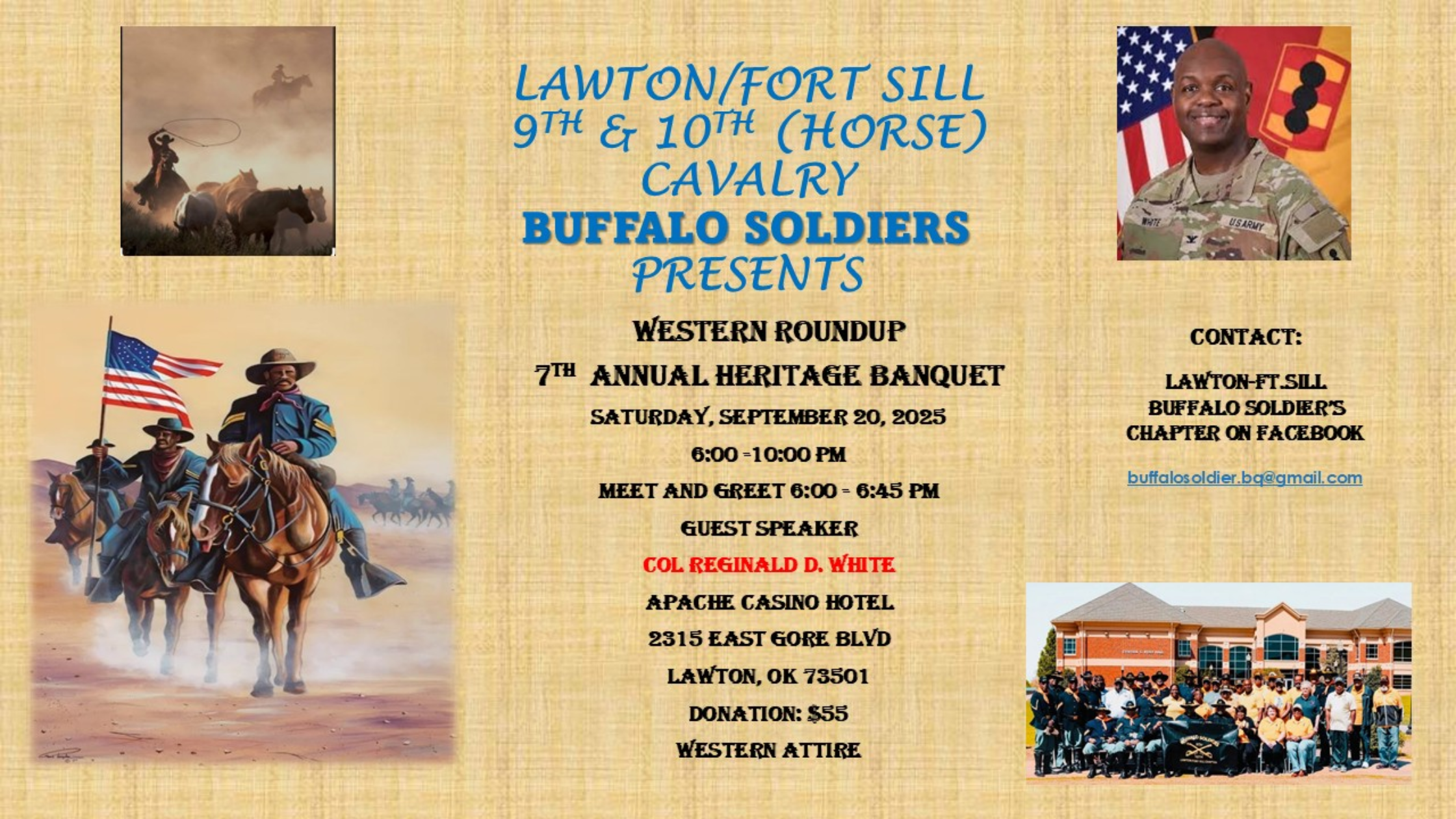 7th Annual Buffalo Soldier Heritage Banquet