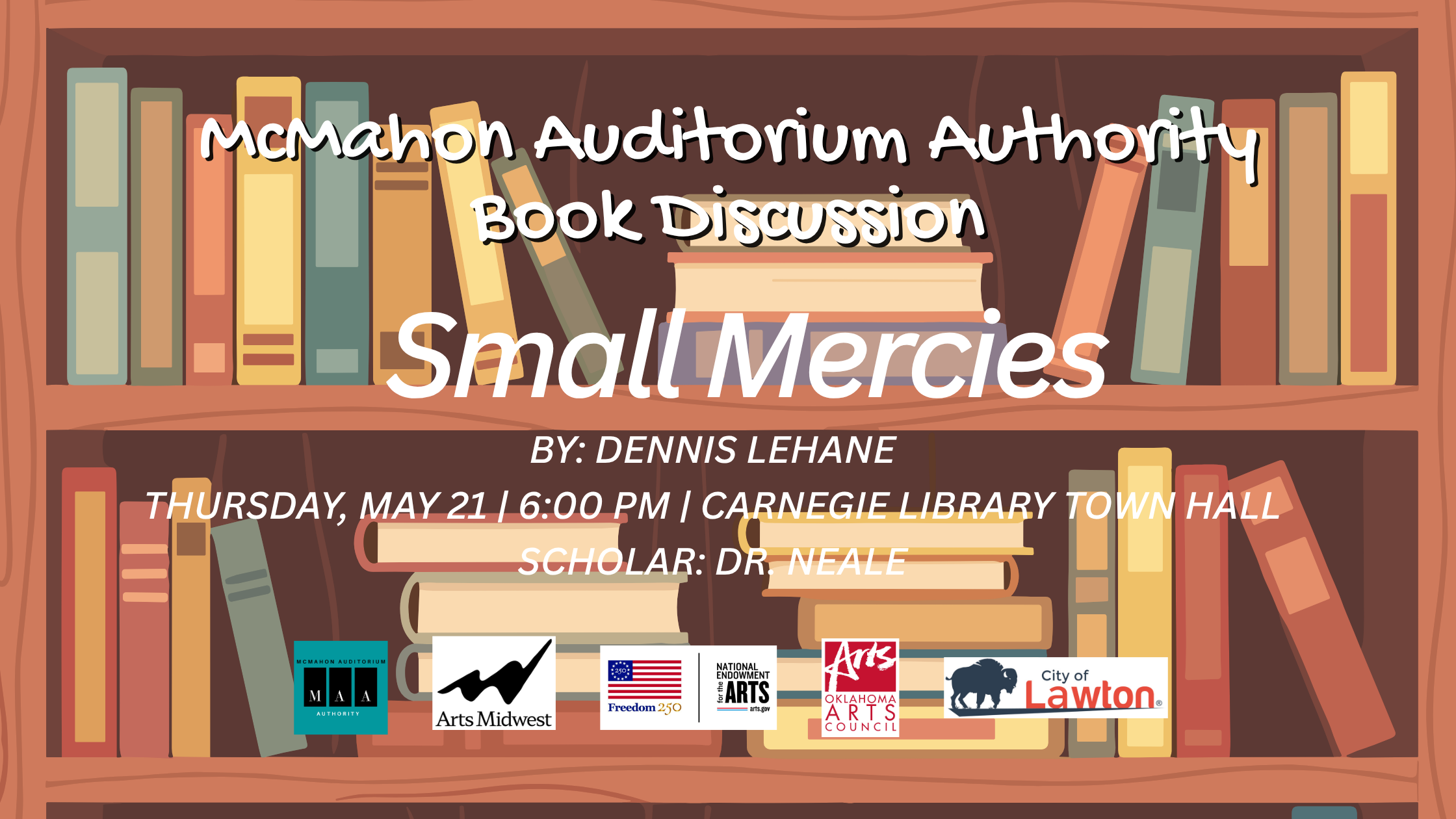 McMahon Auditorium Authoruty Book Discussion (Copy)