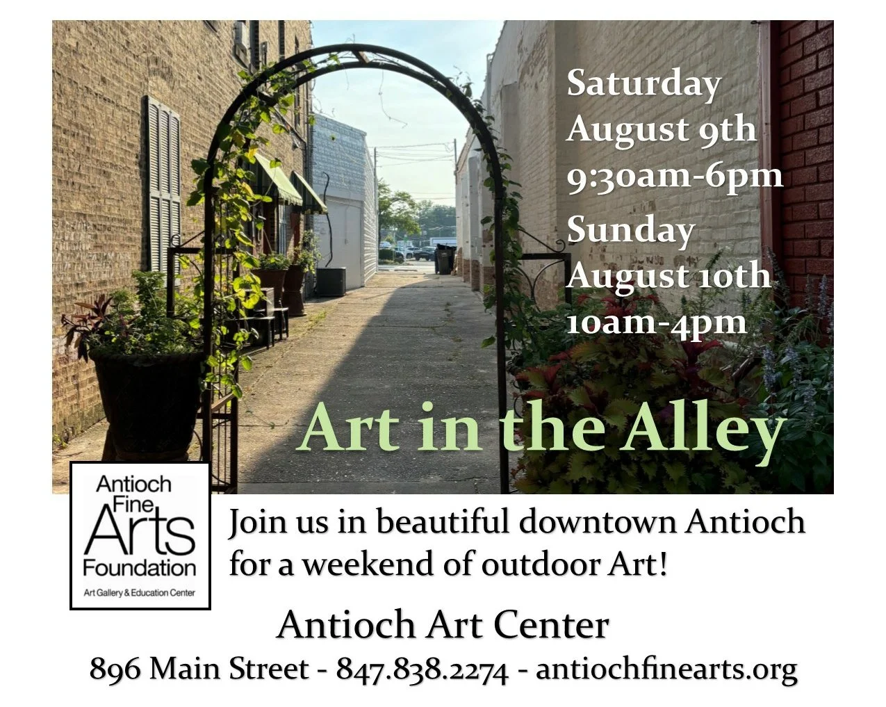 Art in the Alley: Antioch Fine Arts Foundation