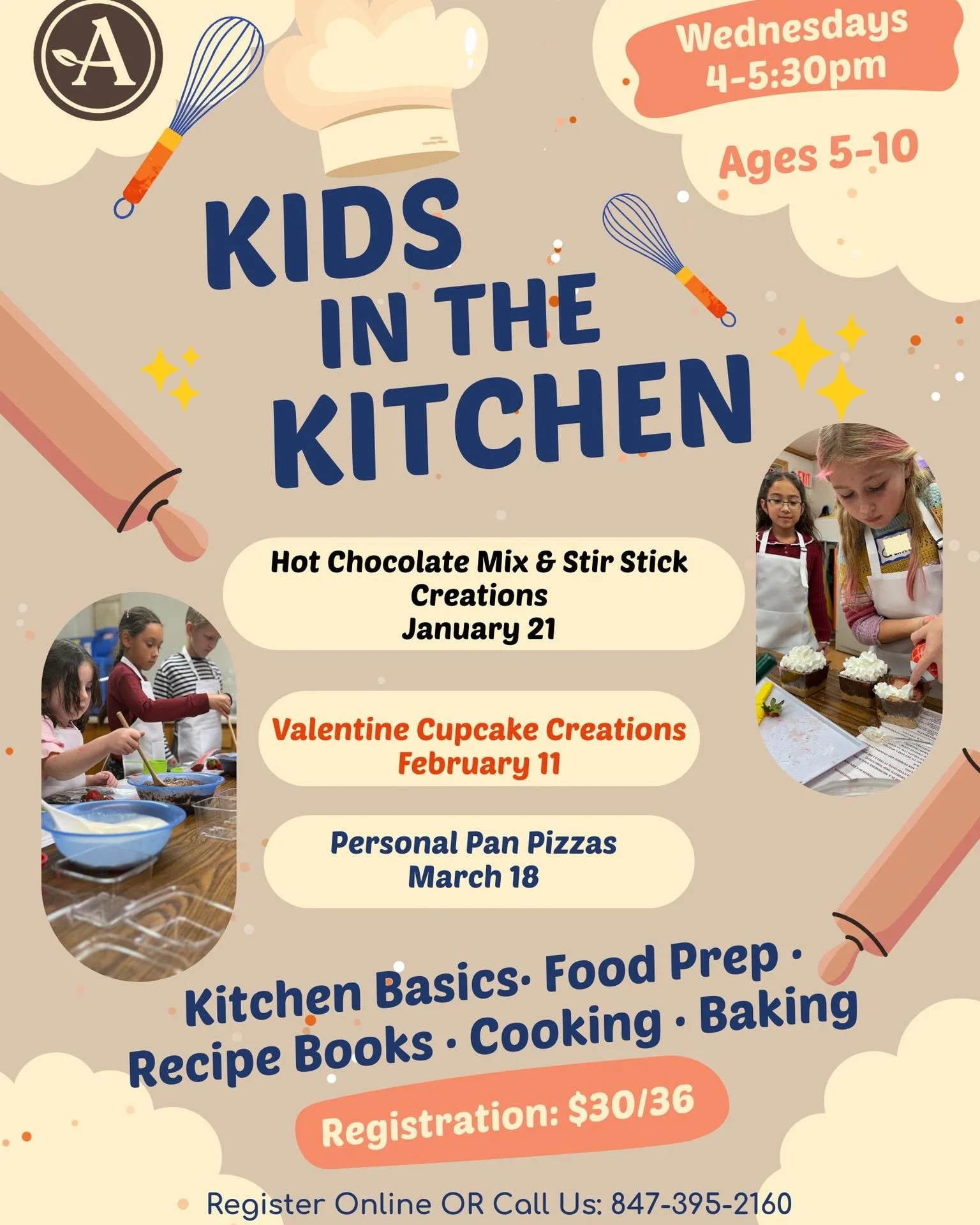 Kids in the Kitchen Cupcake Creations