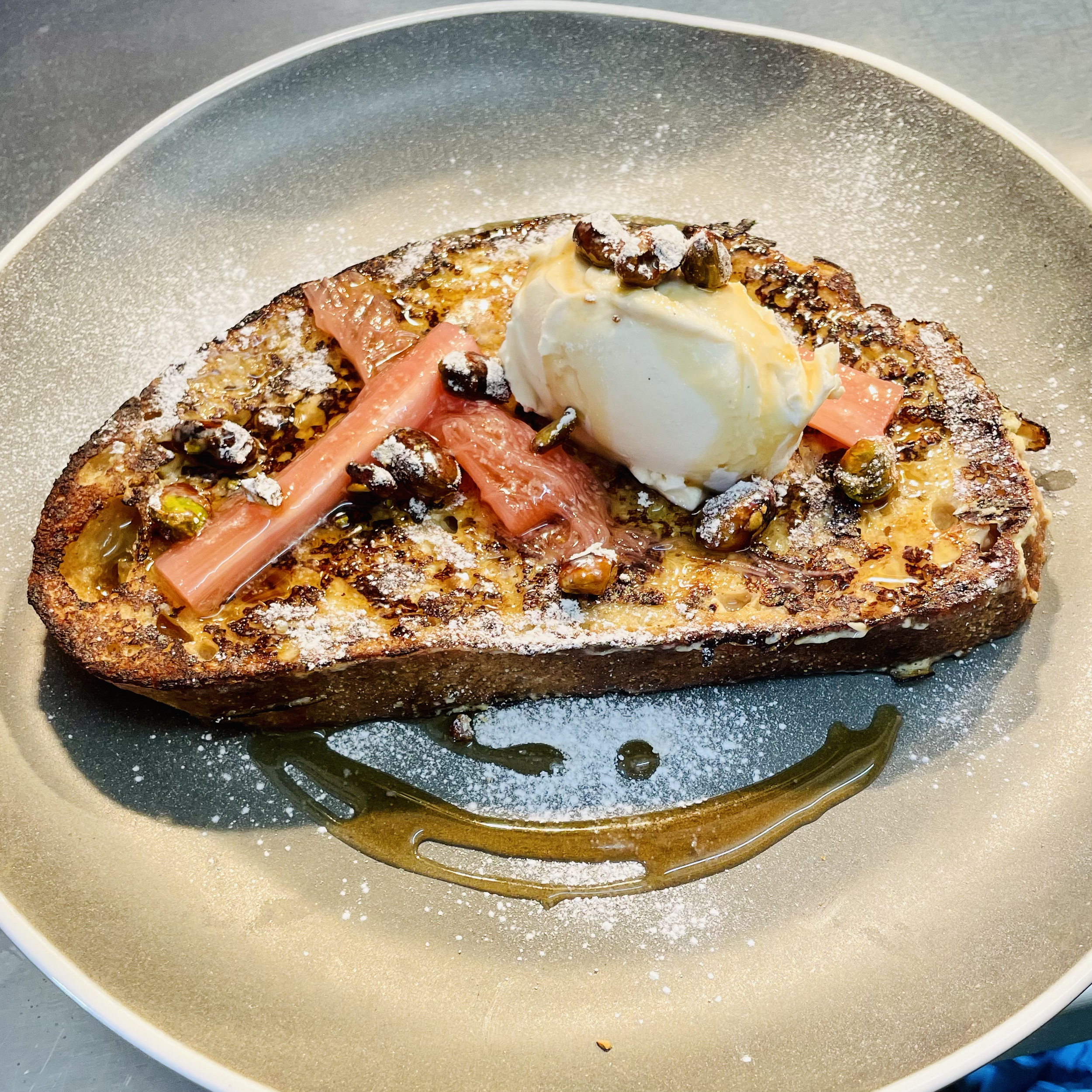 Rhubarb French Toast