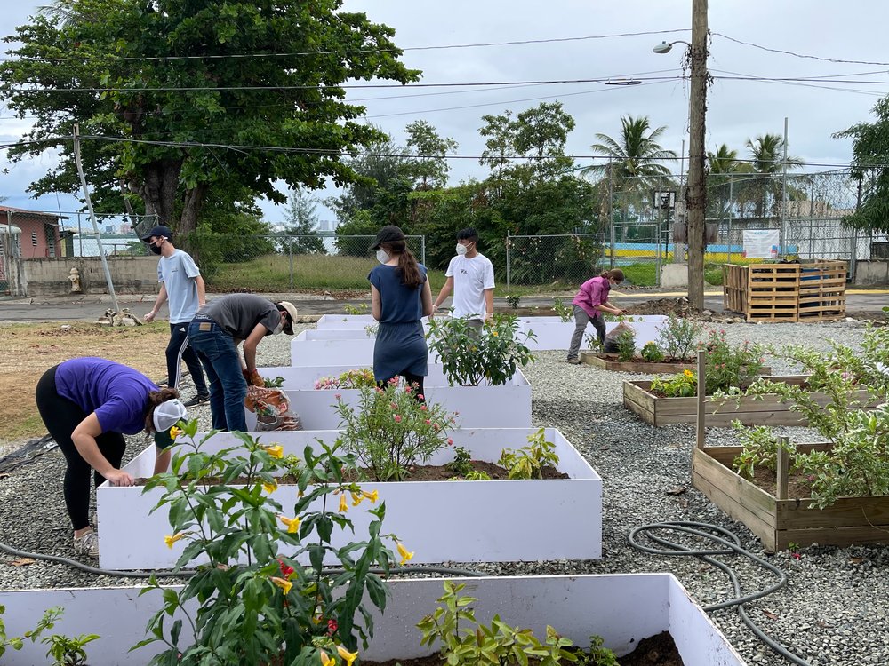  Volunteers at work 