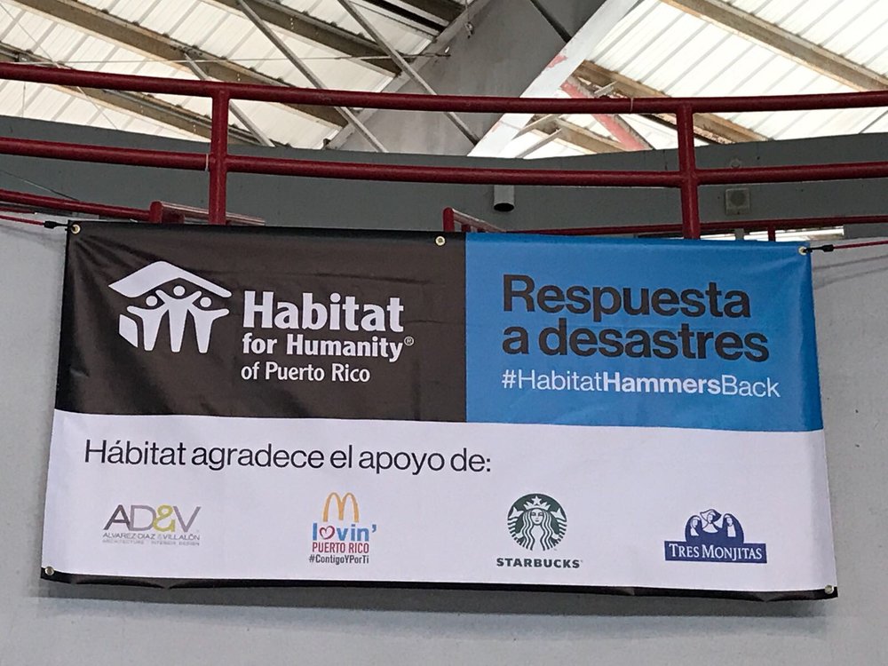  Habitat for Humanity disaster response banner 