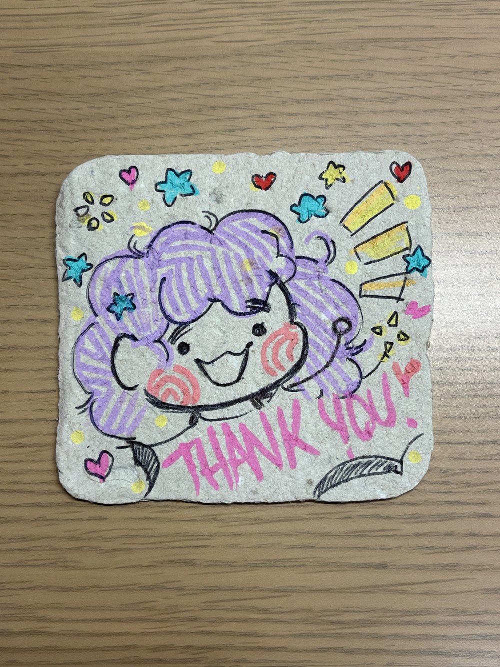  mousepad with “THANK YOU” text 