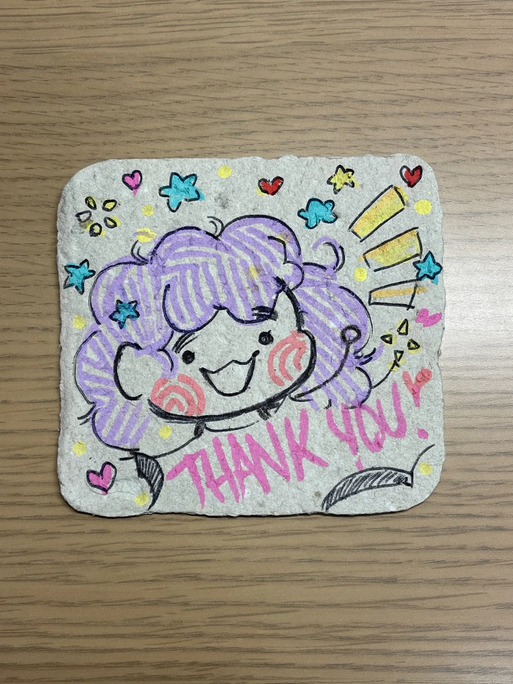  mousepad with “THANK YOU” text 
