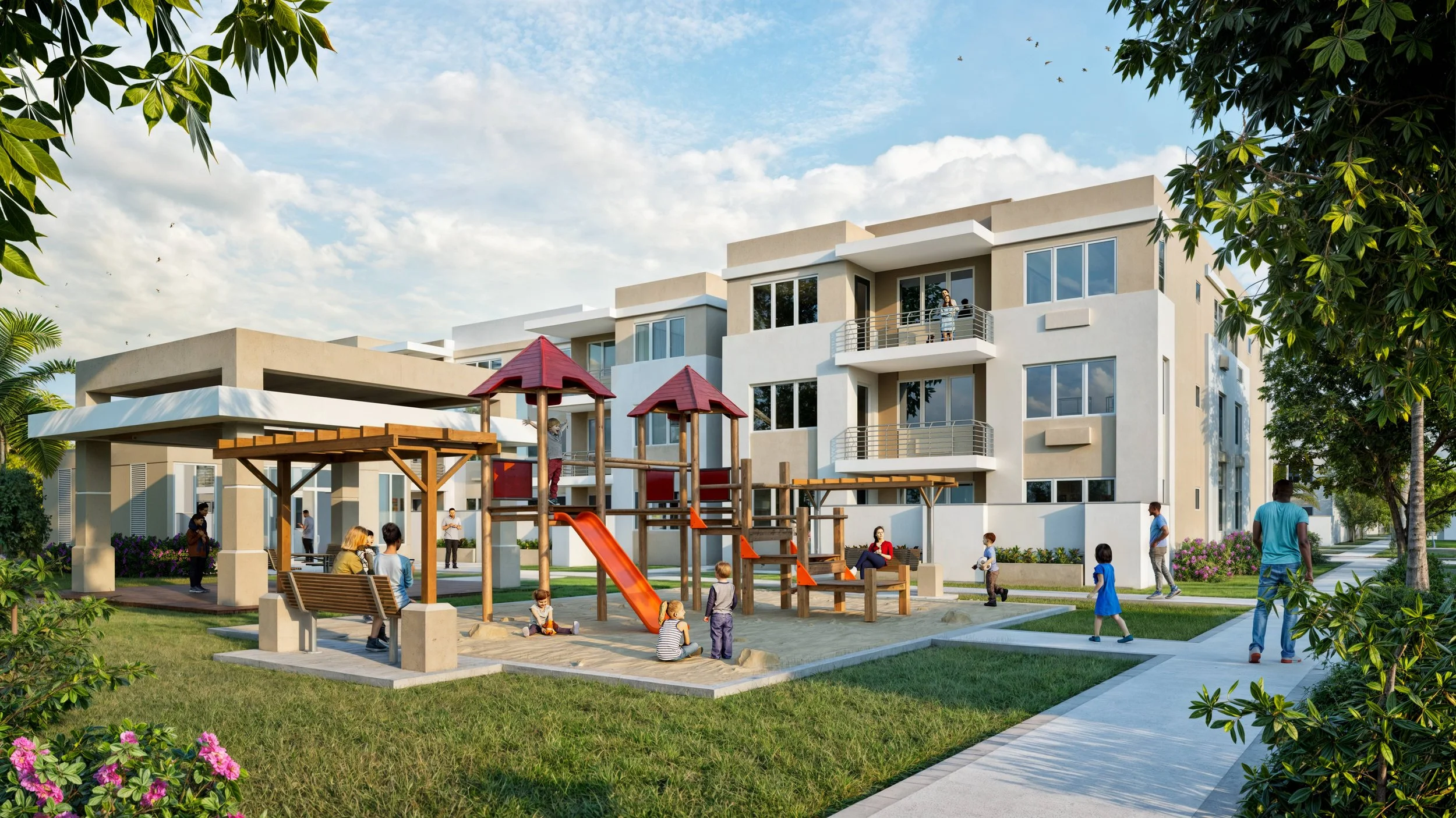 Image showcasing Sunrise at River Park - Alvarez-Diaz & Villalon | Architecture ...
