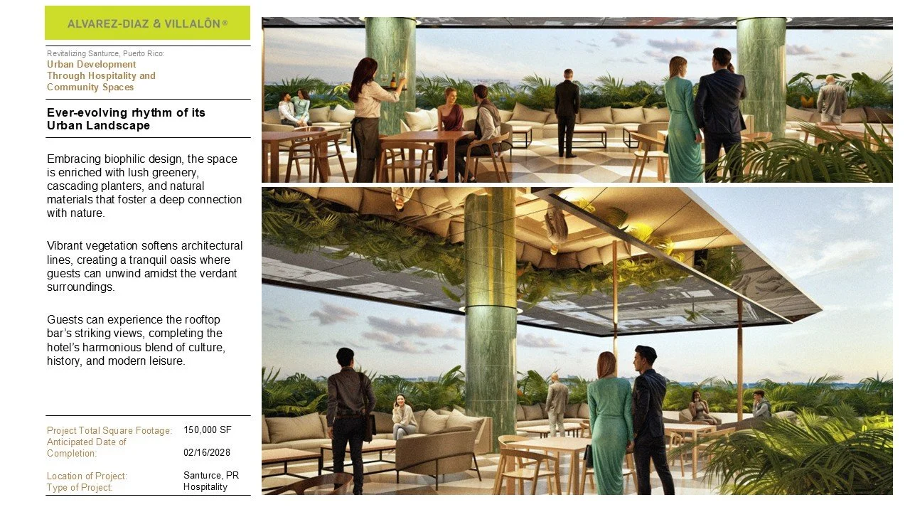  Santurce Hotel project information &amp; graphics. 