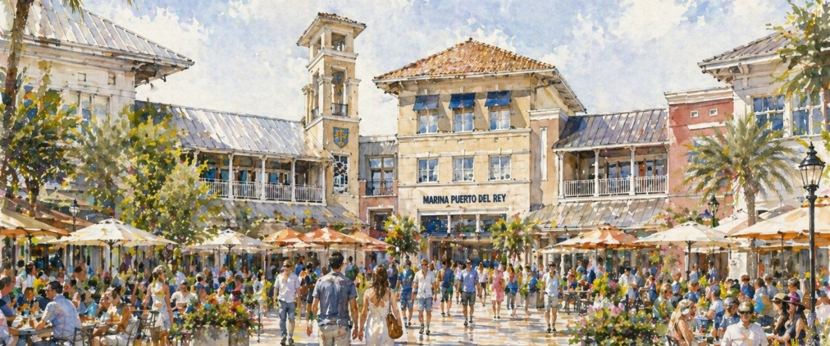 Conceptual image of the Marina Puerto del Rey.