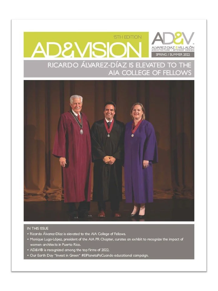 Cover of the AD&Vision 15th Ed newsletter.