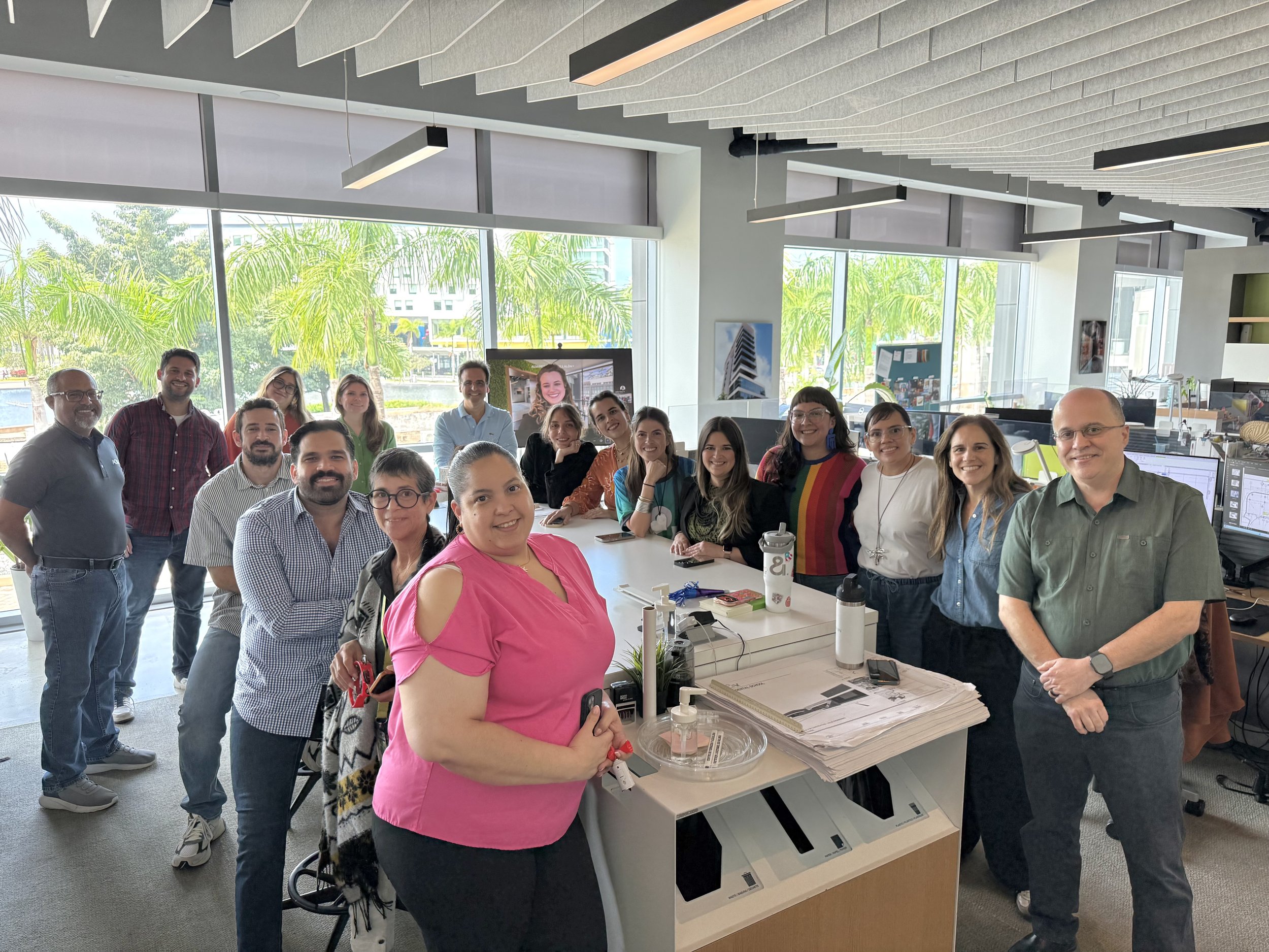 AD&V team posing for a picture.