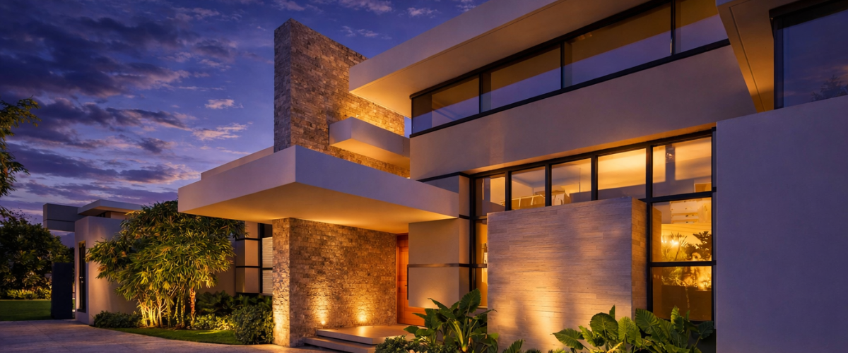 Exterior view of the Condado Residence project.
