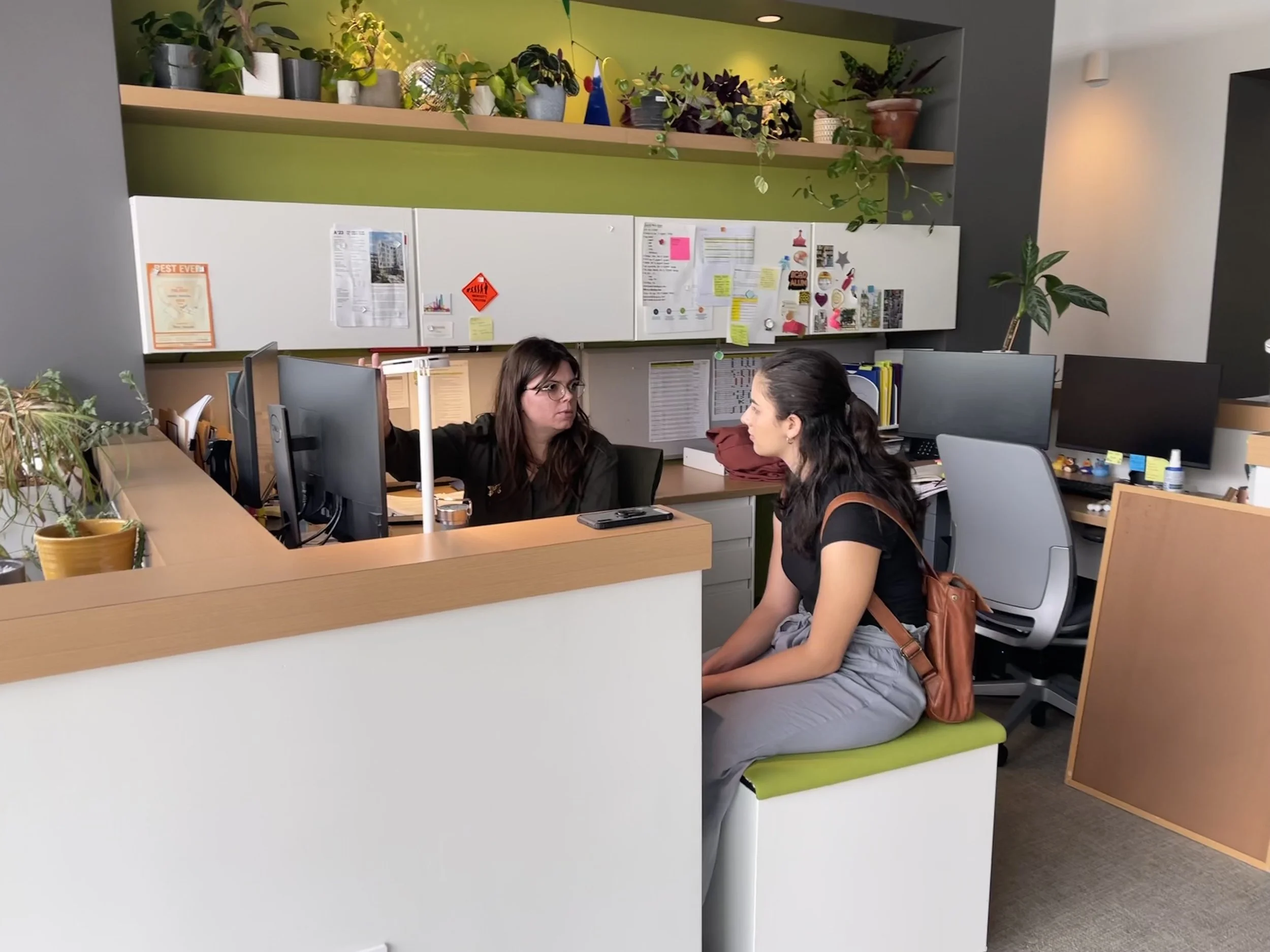 An AD&V team member with a shadower.