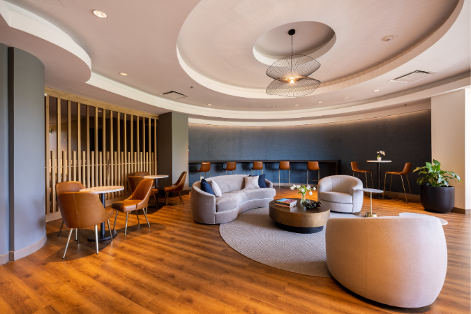 Sheraton Hotel lounge design by AD&V.