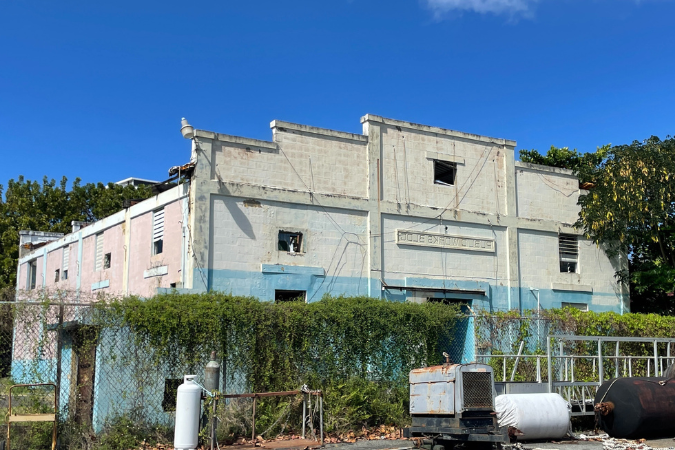 Abandoned historic building.