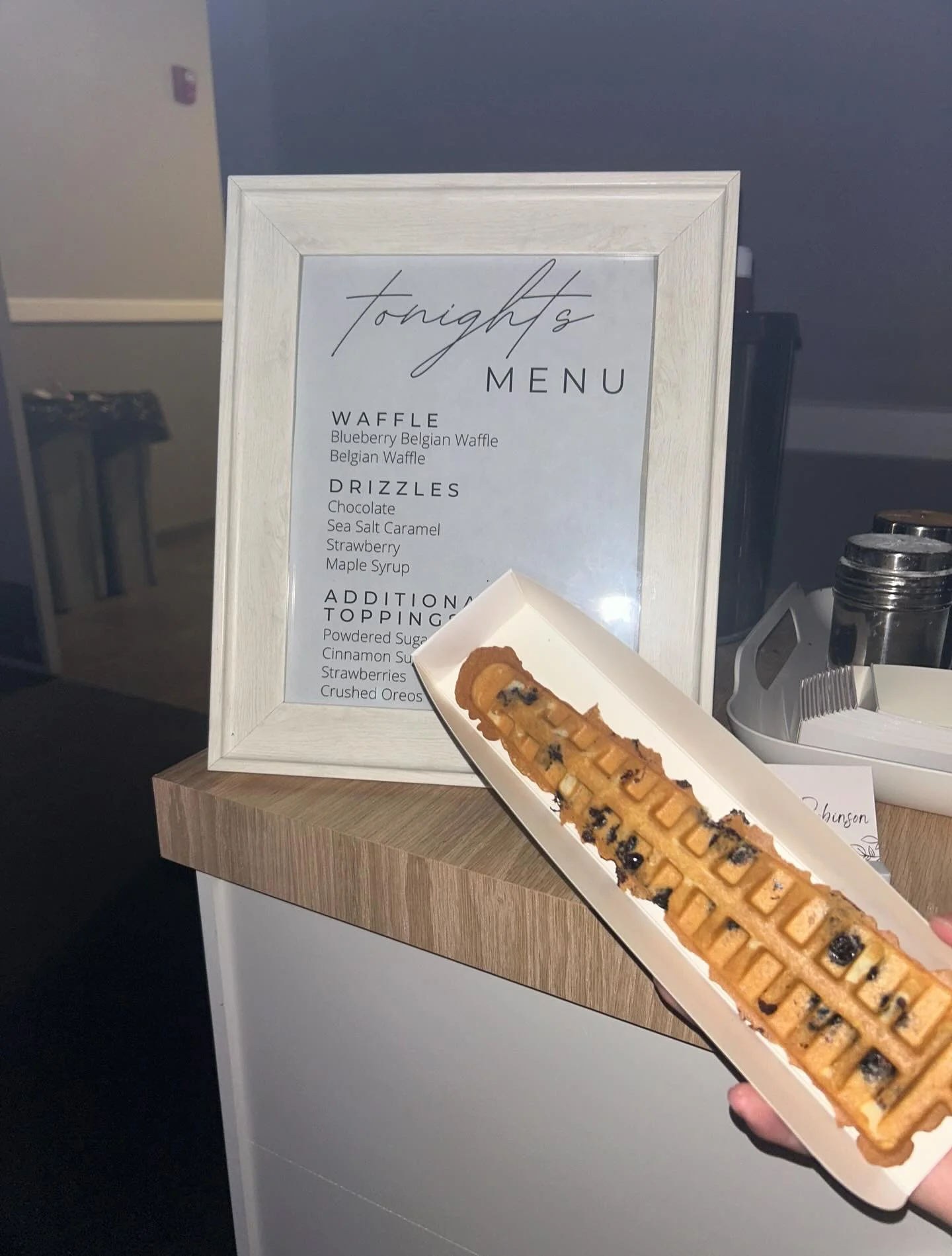 Congratulations to the Crosby&rsquo;s! 💍 So grateful to be a part of this special wedding. Thank you Shawn and Christine for the note and for having Waffle &amp; Sugar be a part of your special day! 

Swipe to the last picture to see a new cart opti