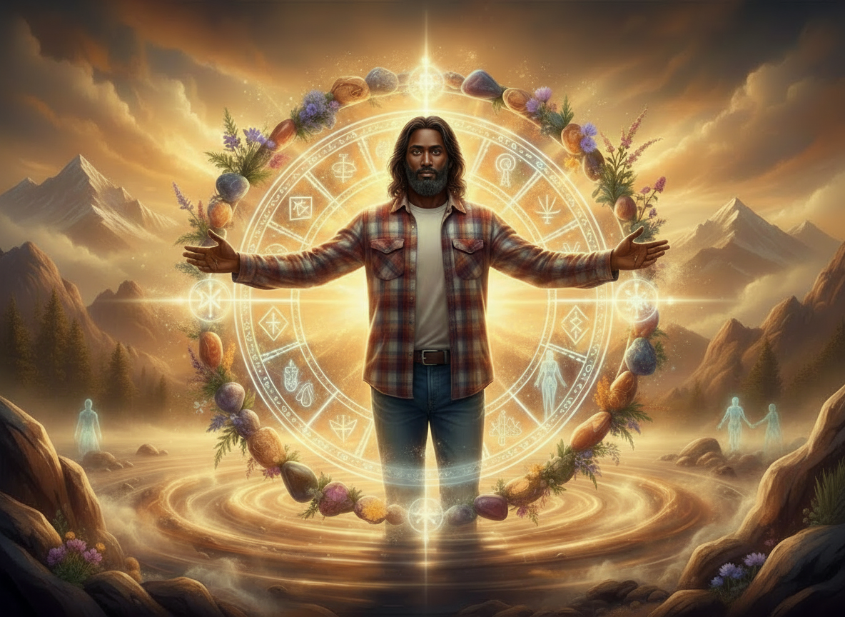 Jesus Christ and the Christ Light