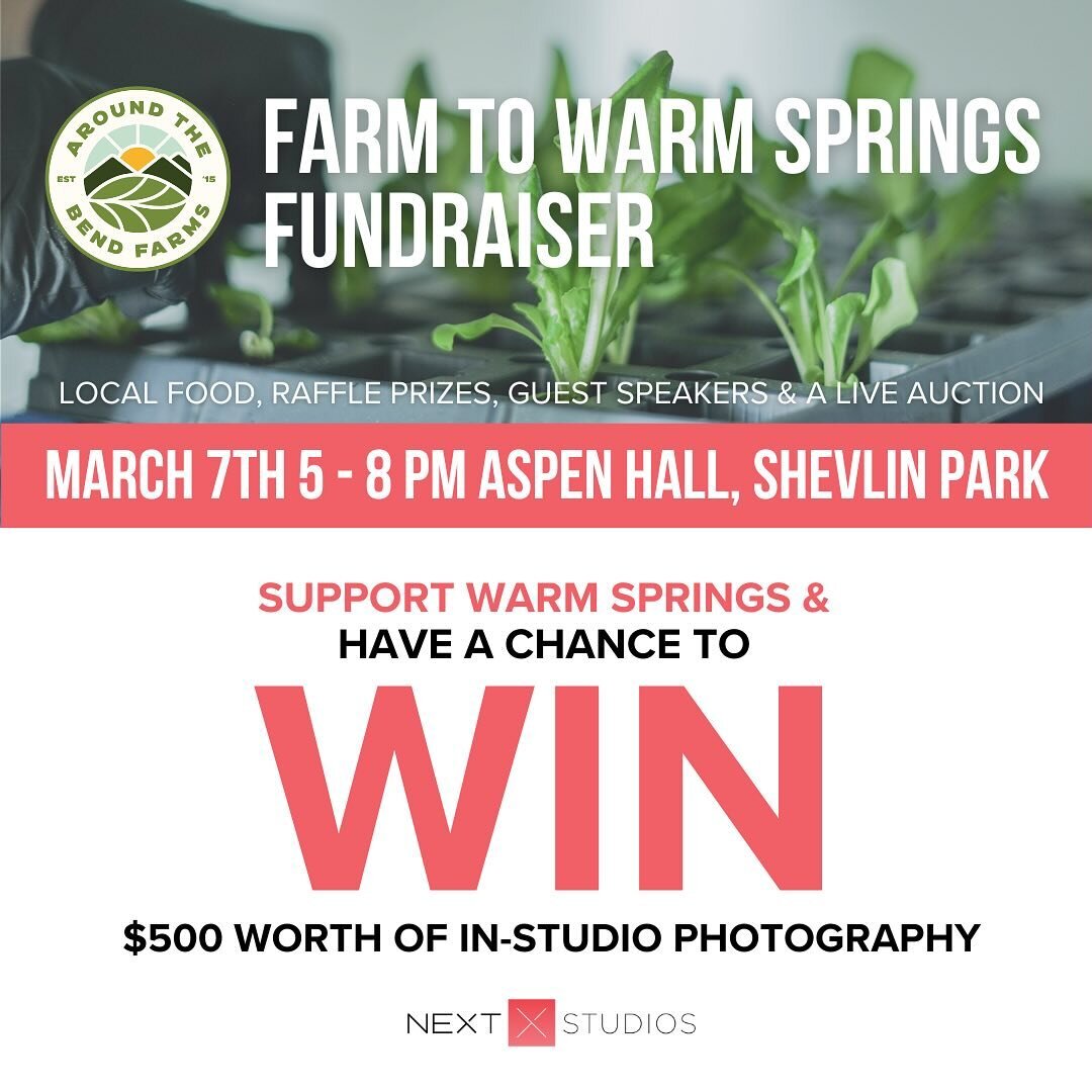 Next Studios is a proud sponsor for Around the Bend Farm&rsquo;s fundraiser tomorrow night! The event is to raise funds for their food security project and bring fresh, local, and sustainable produce to the Warm Springs Tribes. 

Follow the link in o