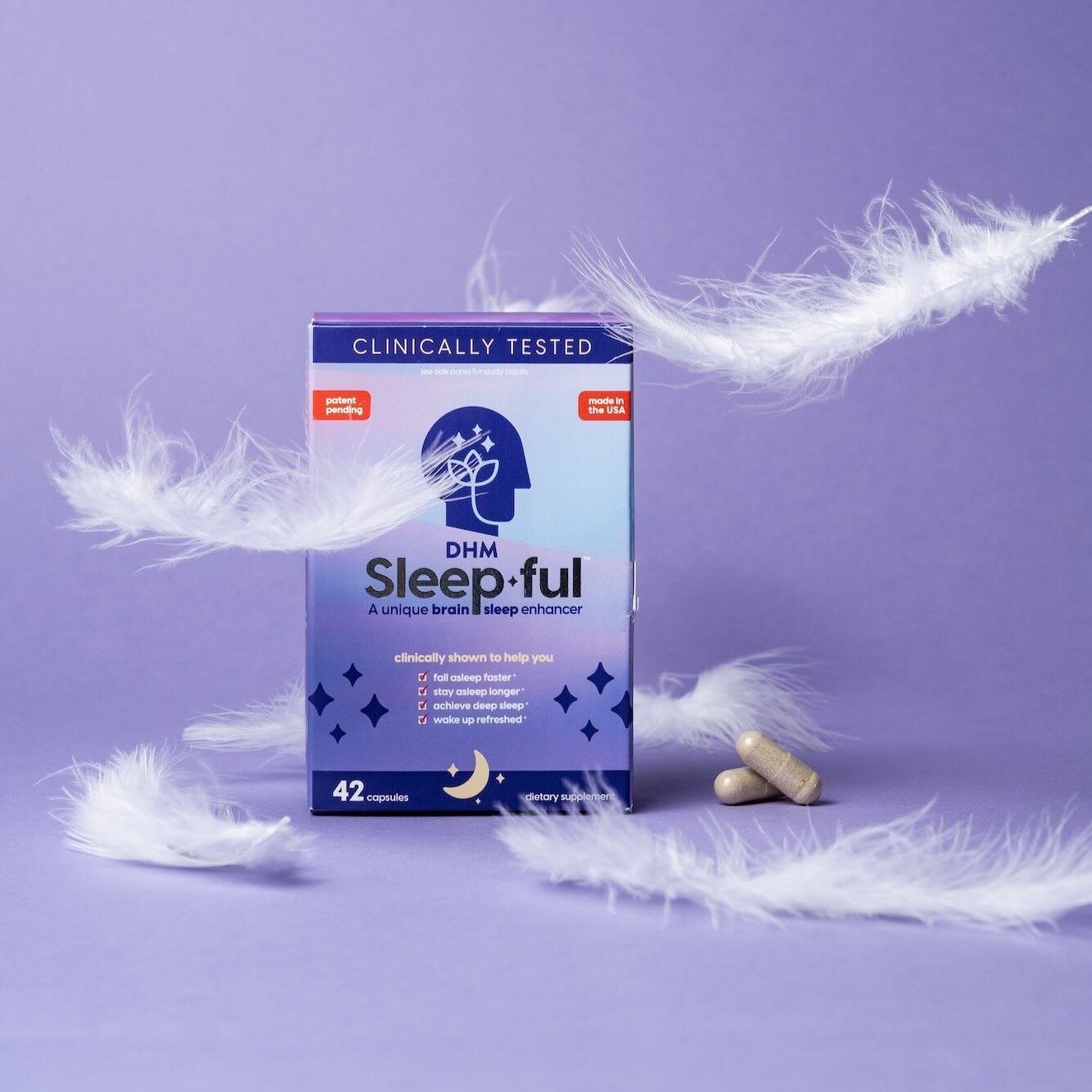 Peaceful sleep, where dreams flutter like feathers 😴🪽

In-studio shot of @dhmsleepful&rsquo;s sleep enhancement supplements.

#productphotography #studiophotography #photographystudio #bendoregon #centraloregon #bendlocal #bendbusiness