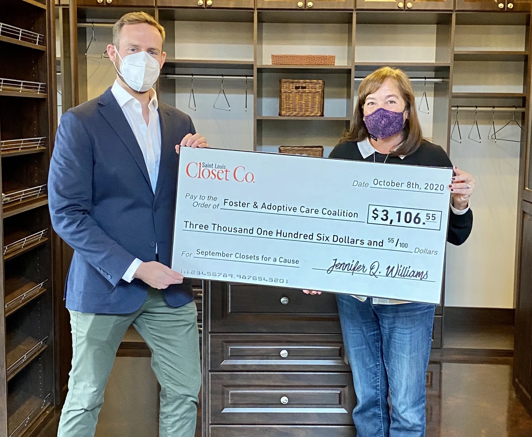 Saint Louis Closet Co. Continues Donations Program