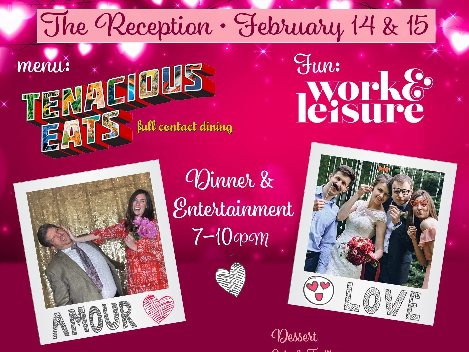 Laugh Out Loud This Valentine's Weekend at "The Reception"