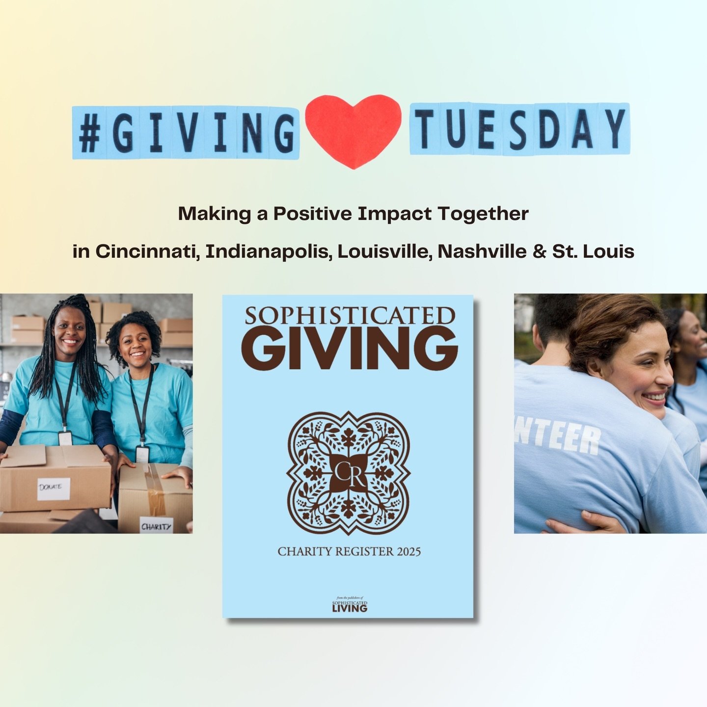 On Giving Tuesday, Our Sophisticated Living Charity Register is Your Conduit to Holiday Giving