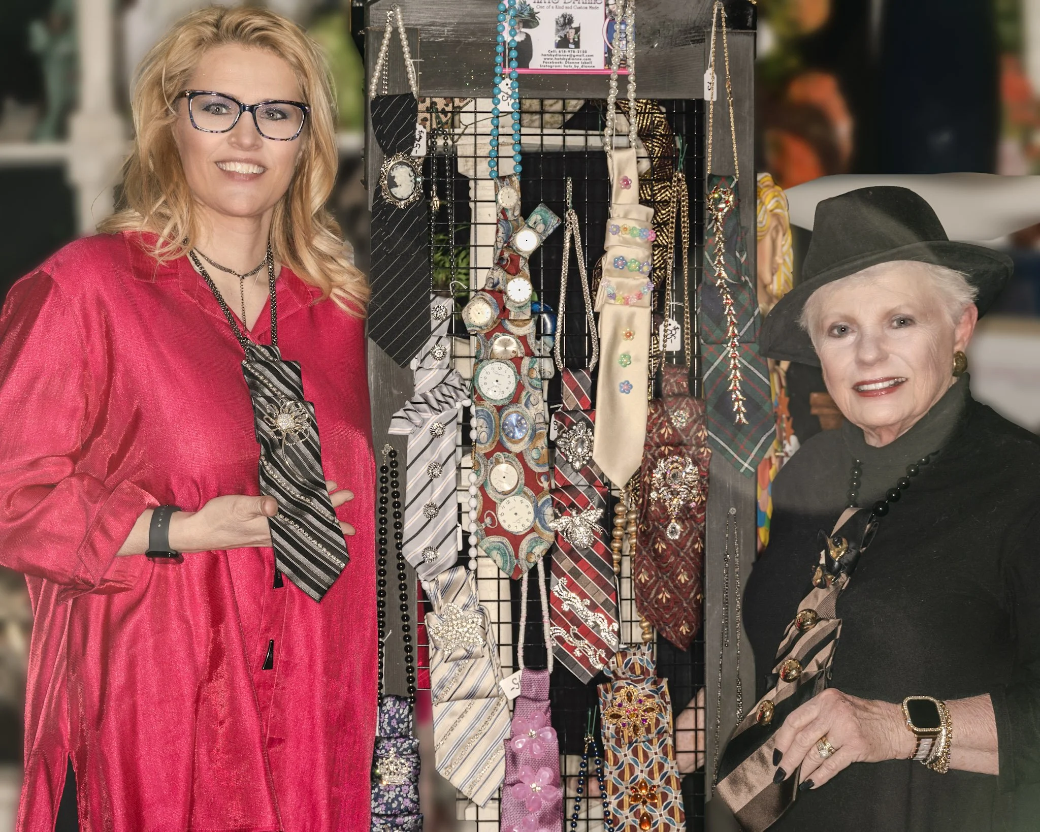 Award-Winning Hat Maker Dianne Isbell Launches "Di's Ties"