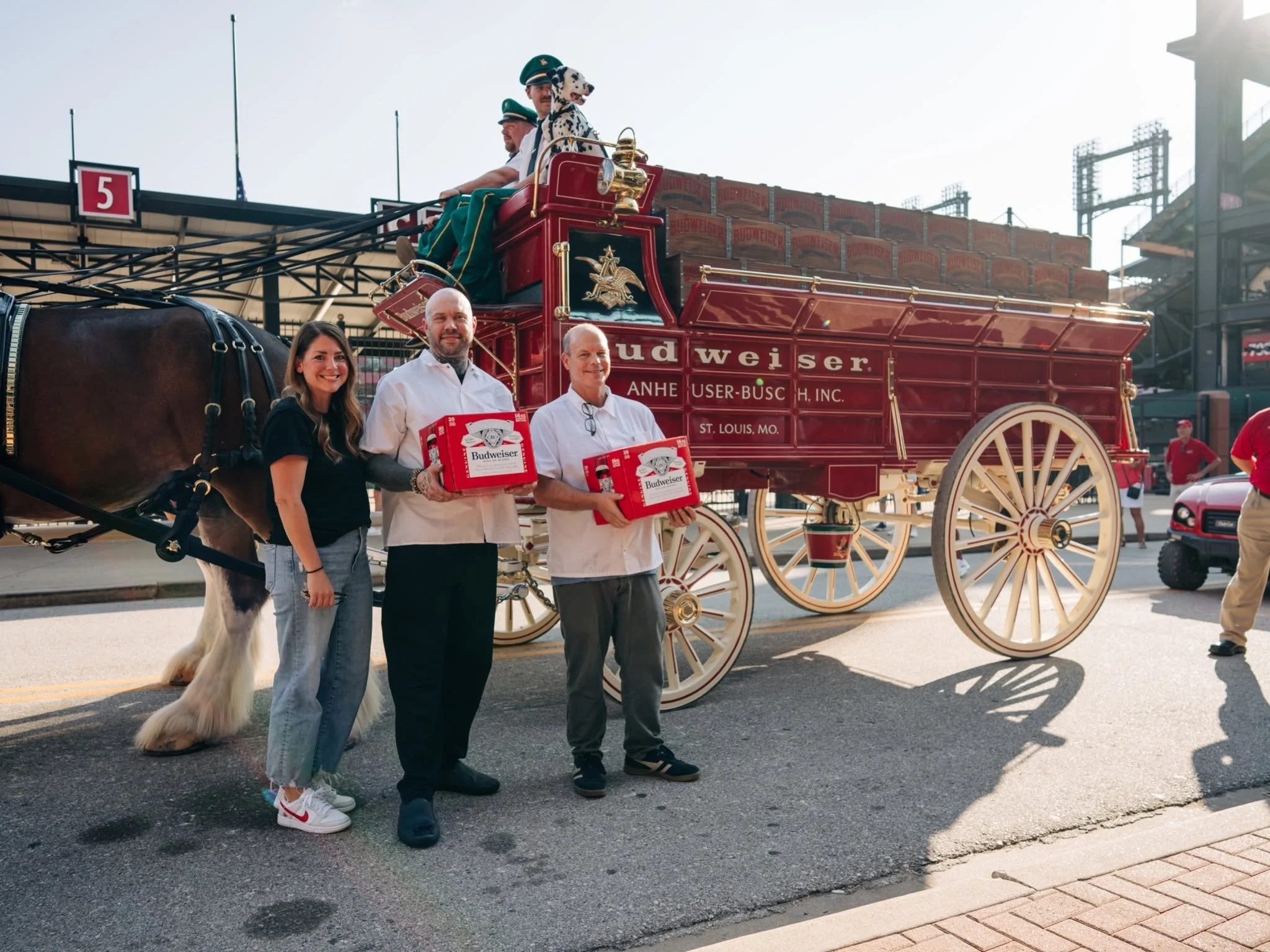 When the Clydesdales Came Trotting In
