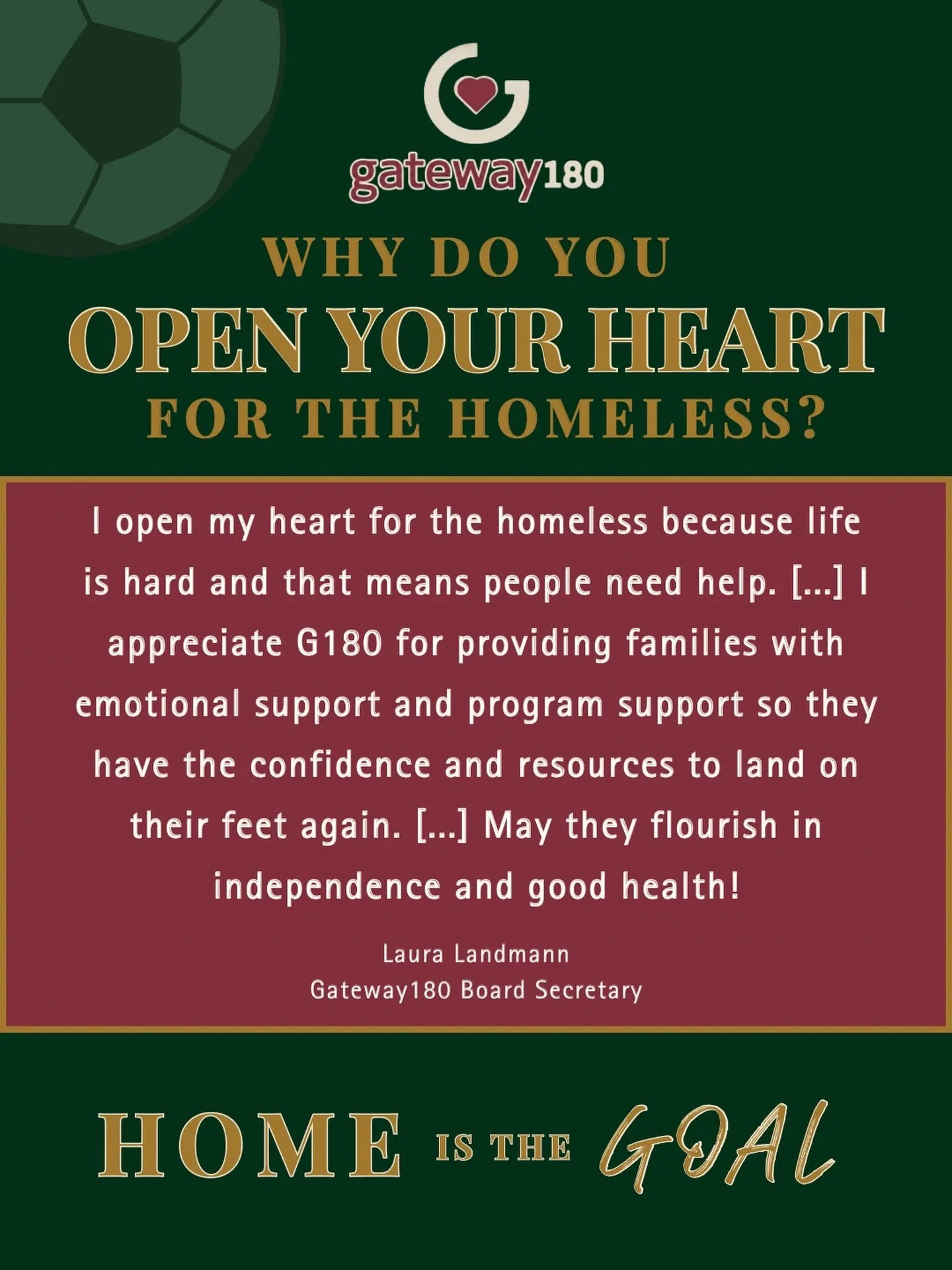 HOME IS THE GOAL! GATEWAY180 IS CHANGING LIVES, ONE FAMILY AT A TIME