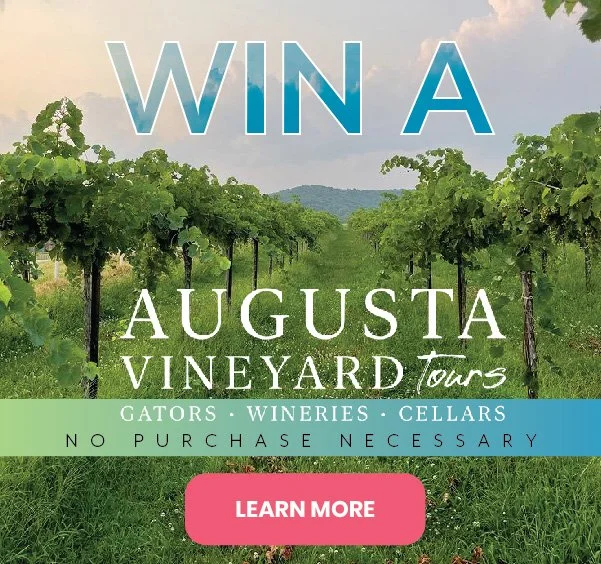 3 Winners! 3 Prizes! Enter Now for Your Chance to Experience Augusta, MO — Sophisticated St. Louis