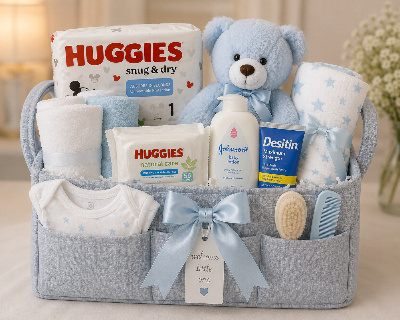 Baby Caddy Bedtime Gift Basket