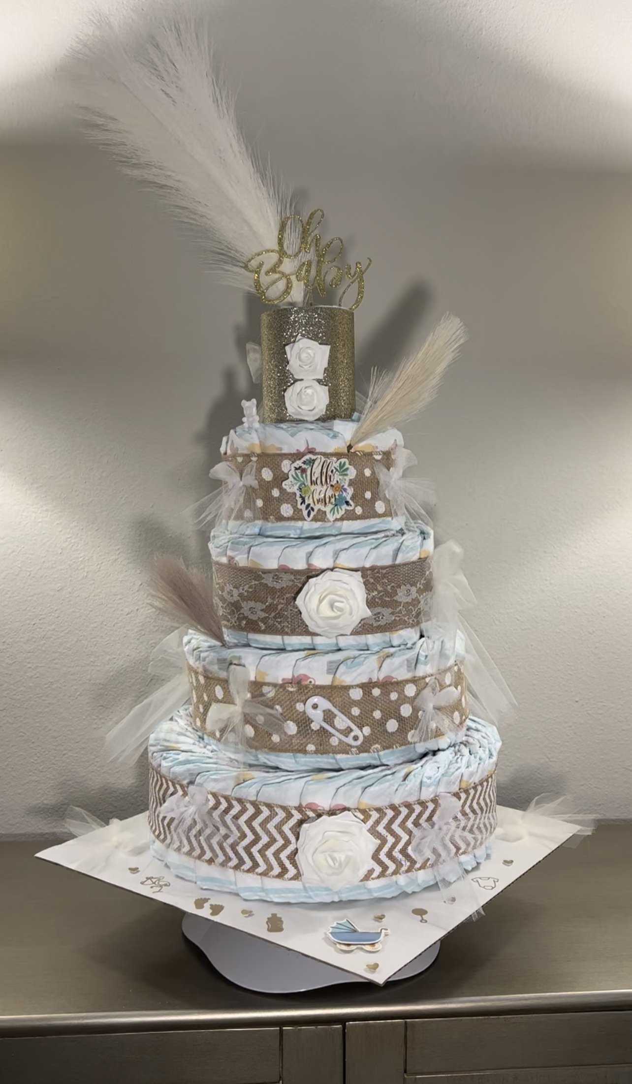 Diaper Cake Baby Baby Shower Gift