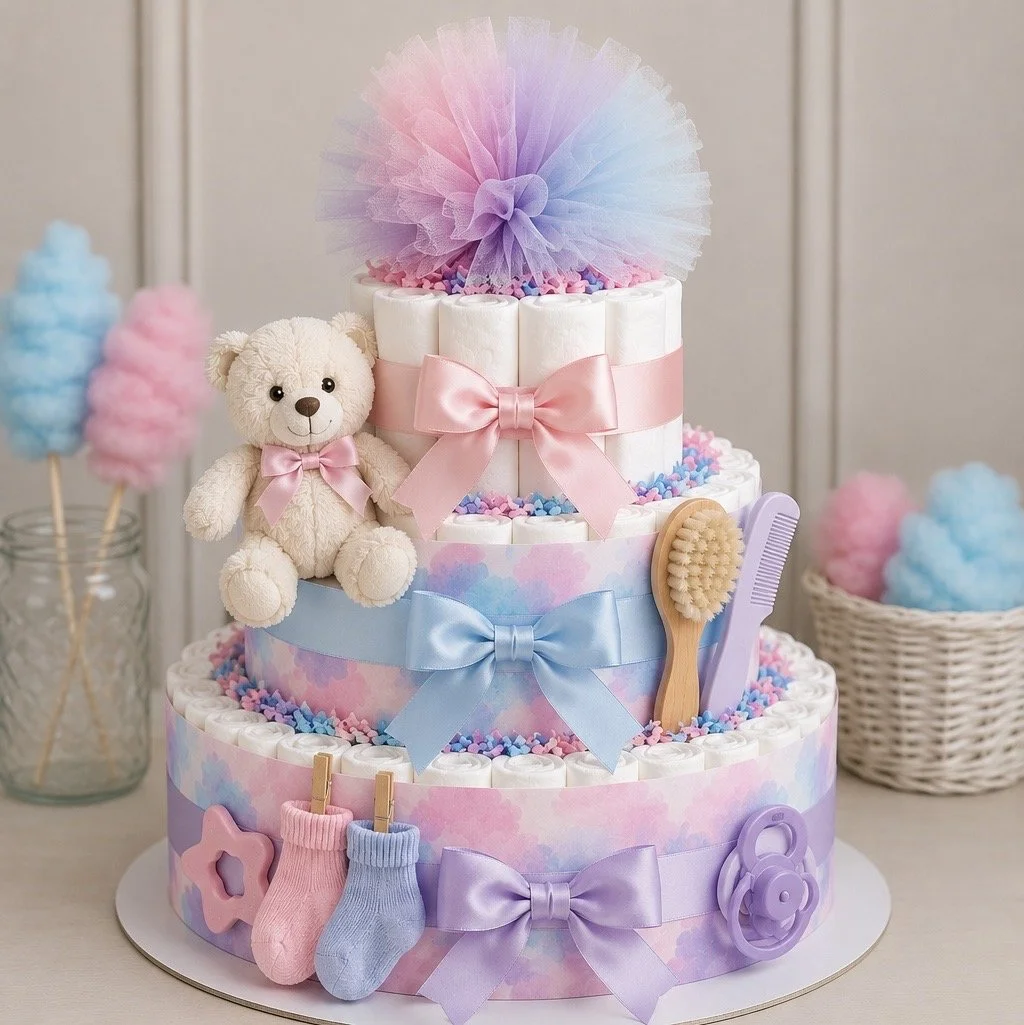 Sweet Baby Diaper Cake