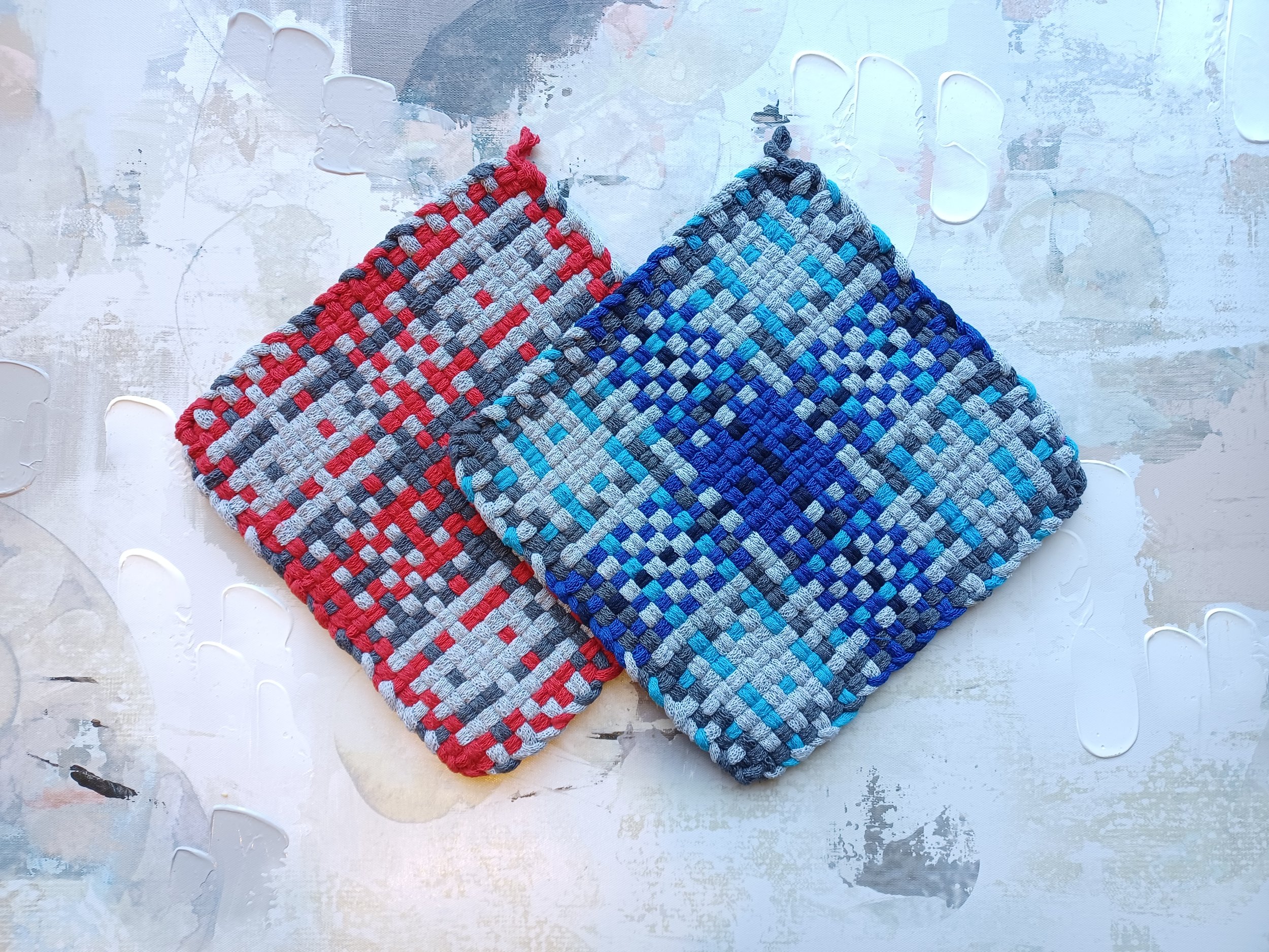 Potholders, Red and Blue Flannel Retake (2).jpg