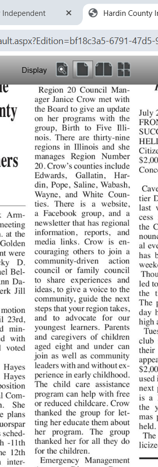 Image of the printed article. See above for actual text.