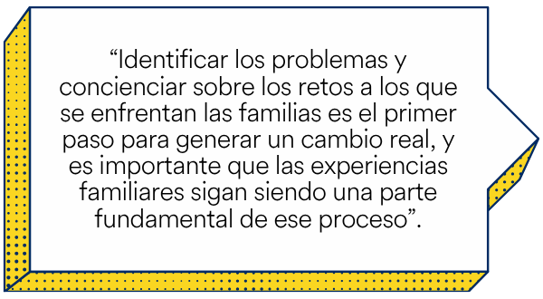 Una cita de un miembro del Comité dentro de un globo de diálogo.