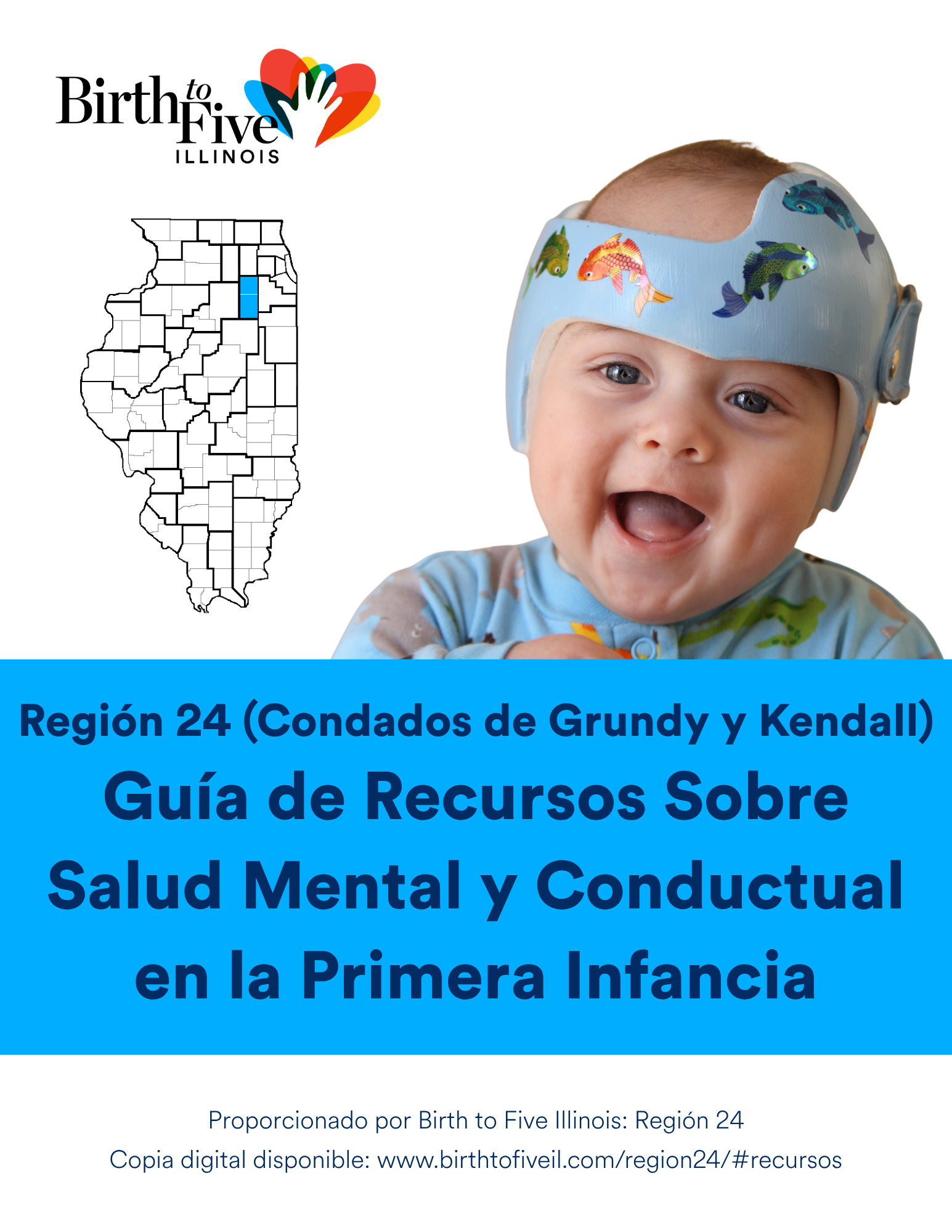 Imagen de portada de la Guía de recursos de salud mental y conductual en la primera infancia de la Región 24.