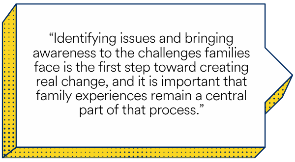 A quote from a Council member inside a speech bubble.