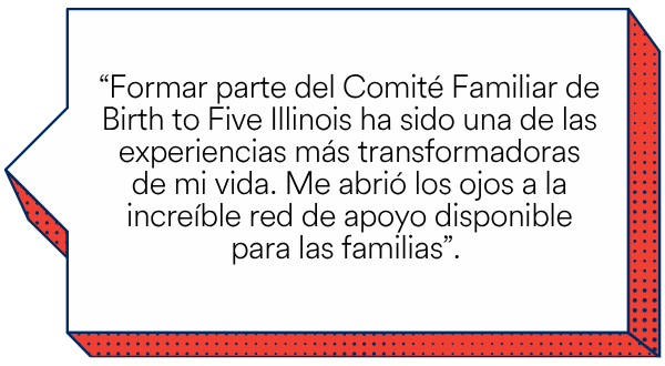 Una cita de un miembro del Comité dentro de un globo de diálogo.