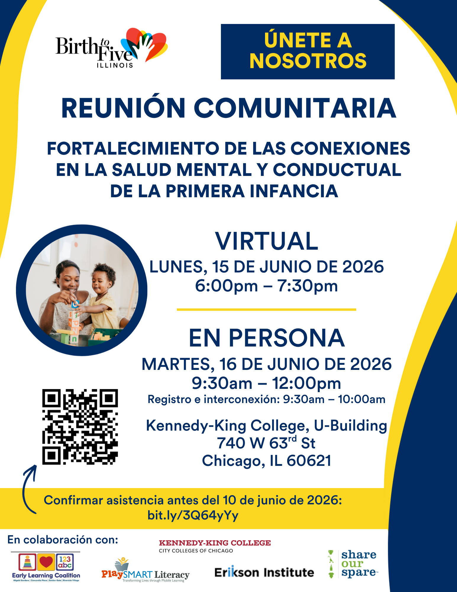 Folleto de la reunión comunitaria de la Región 1-A.