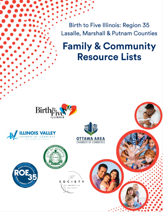 Image of cover of the Family & Community Resource Lists. Click to download!